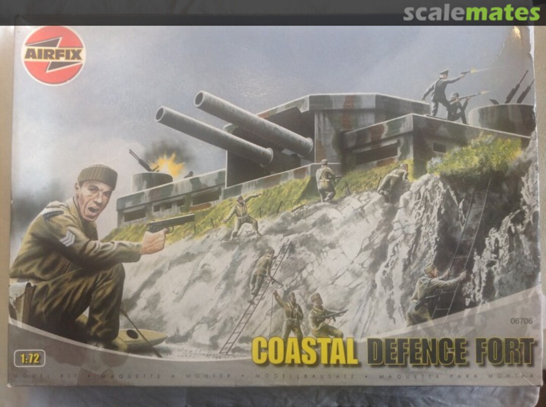 Boxart Coastal Defence Fort 06706 Airfix Boxart Coastal Defence Fort 06706 Airfix