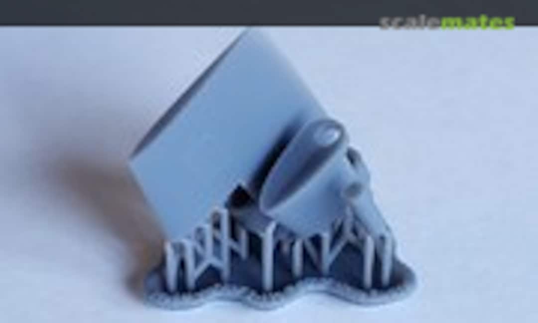 1:125 Fletcher class Destroyer Movable Rudder (Model Monkey MM125-FletRudder) MM125-FletRudder