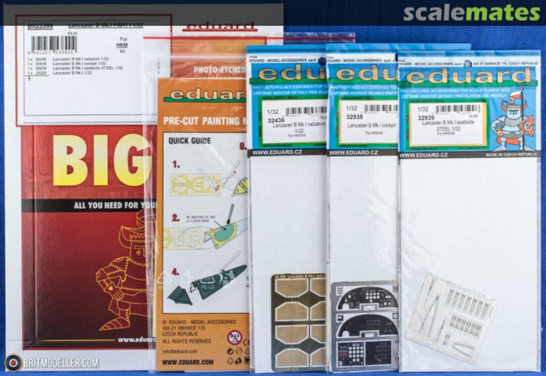 Boxart Lancaster B Mk.I PART I BIG3399 Eduard Boxart Lancaster B Mk.I PART I BIG3399 Eduard