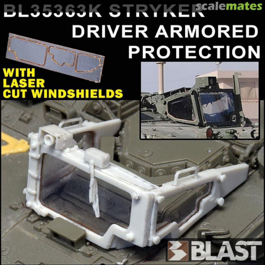 Boxart STRYKER DRIVER ARMORED PROTECTION BL35363K Blast Models Boxart STRYKER DRIVER ARMORED PROTECTION BL35363K Blast Models