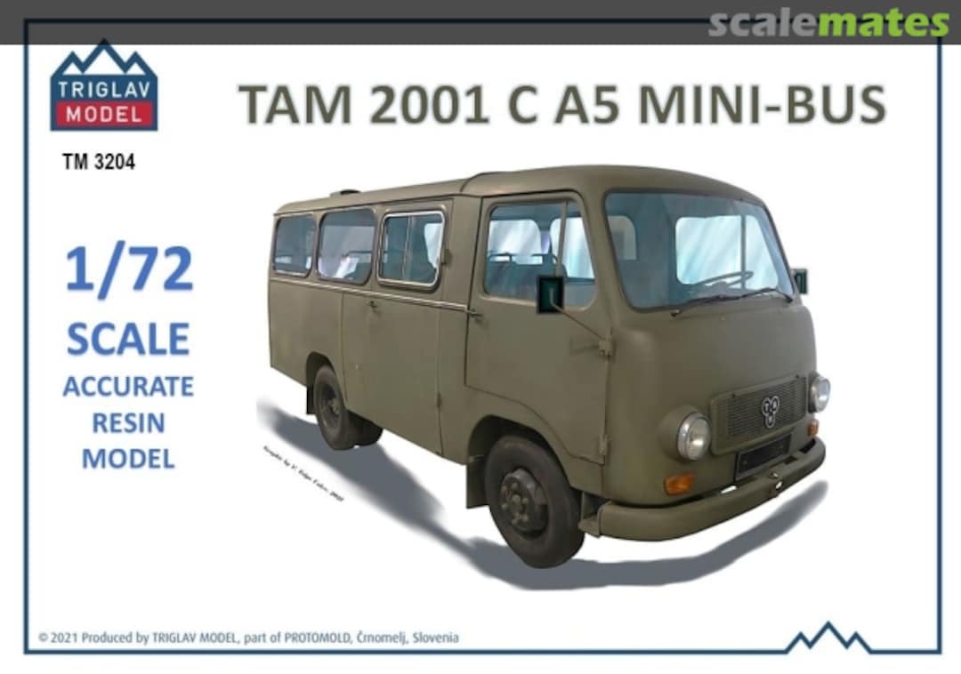 Boxart TAM 2001 C A5 Bus TM3204 Triglav model