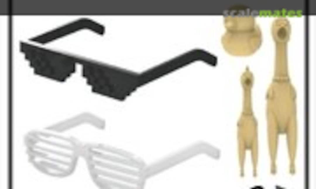 1:12 Glasses and Accessories (Tori Factory ID-09) ID-09