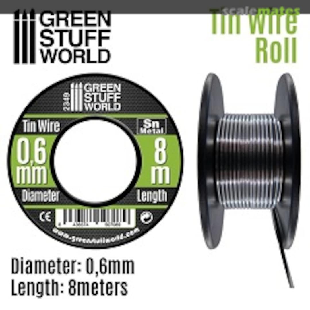 Boxart Tin wire roll 0.6mm  Green Stuff World