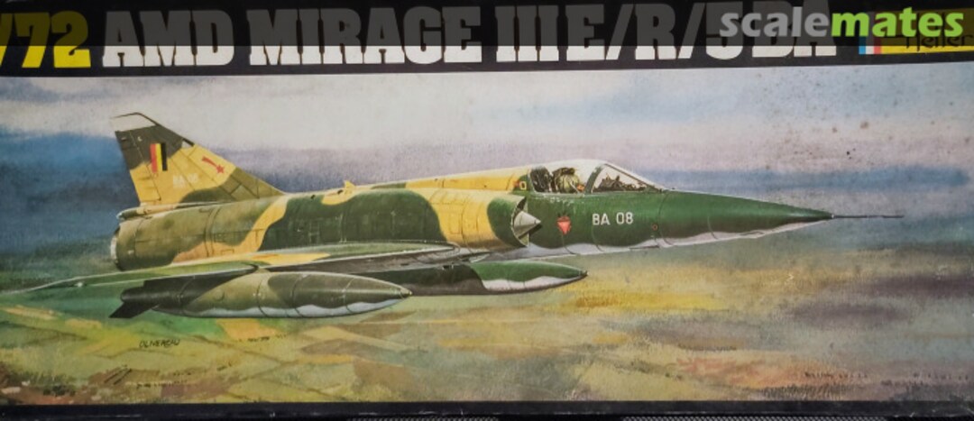 Boxart AMD Mirage IIIE/R/5BA 253 Heller Boxart AMD Mirage IIIE/R/5BA 253 Heller