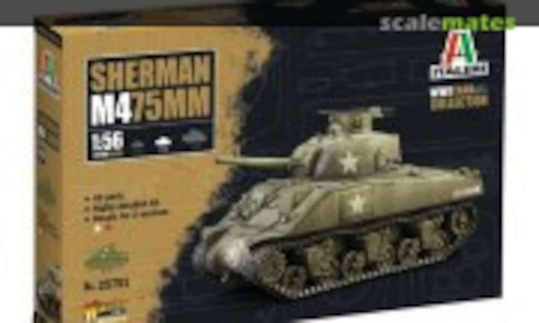 1:56 Sherman M4 75mm (Italeri 25751)