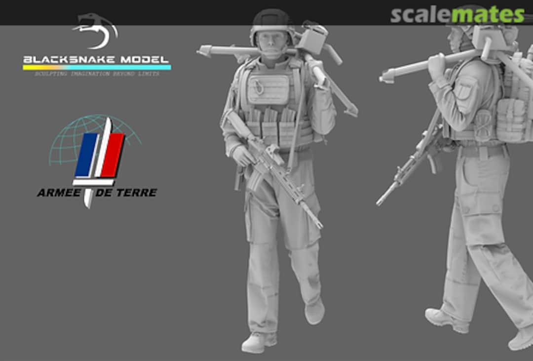 Boxart Soldat Français (Trepied & Canon Remplacement Mag 58) FR_13 BlackSnake Model Boxart Soldat Français (Trepied & Canon Remplacement Mag 58) FR_13 BlackSnake Model