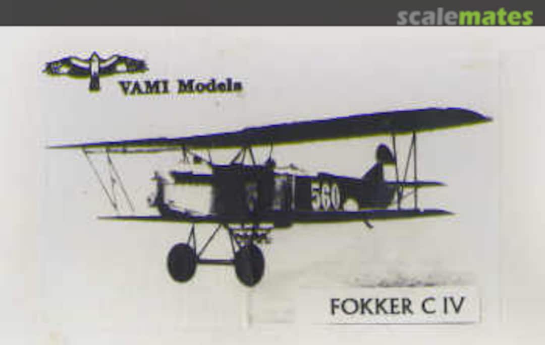 Boxart Fokker C.IV unknown VAMI Models