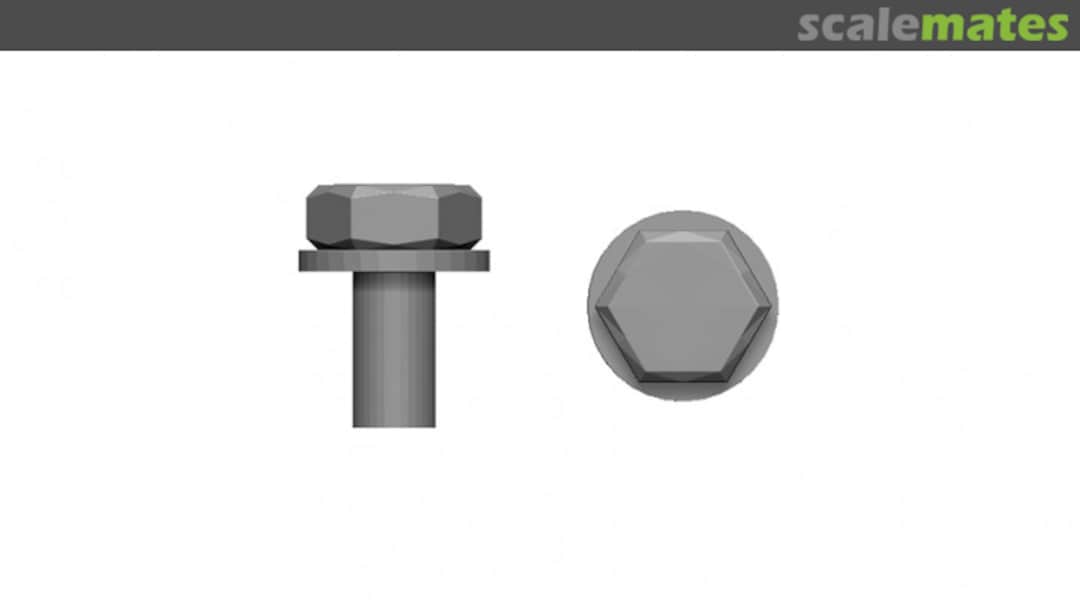 Boxart Hexagon Head Screw with Washer (100 pcs) T064-15 Firma49