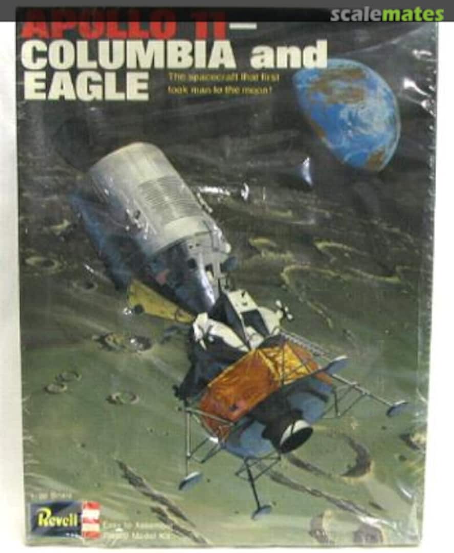 Boxart APOLLO 11 COLUMBIA and Eagle H-1862 Revell Boxart APOLLO 11 COLUMBIA and Eagle H-1862 Revell
