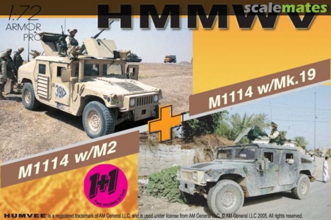 Boxart M1114 w/M2 + M1114 w/Mk.19 7295 Dragon Boxart M1114 w/M2 + M1114 w/Mk.19 7295 Dragon