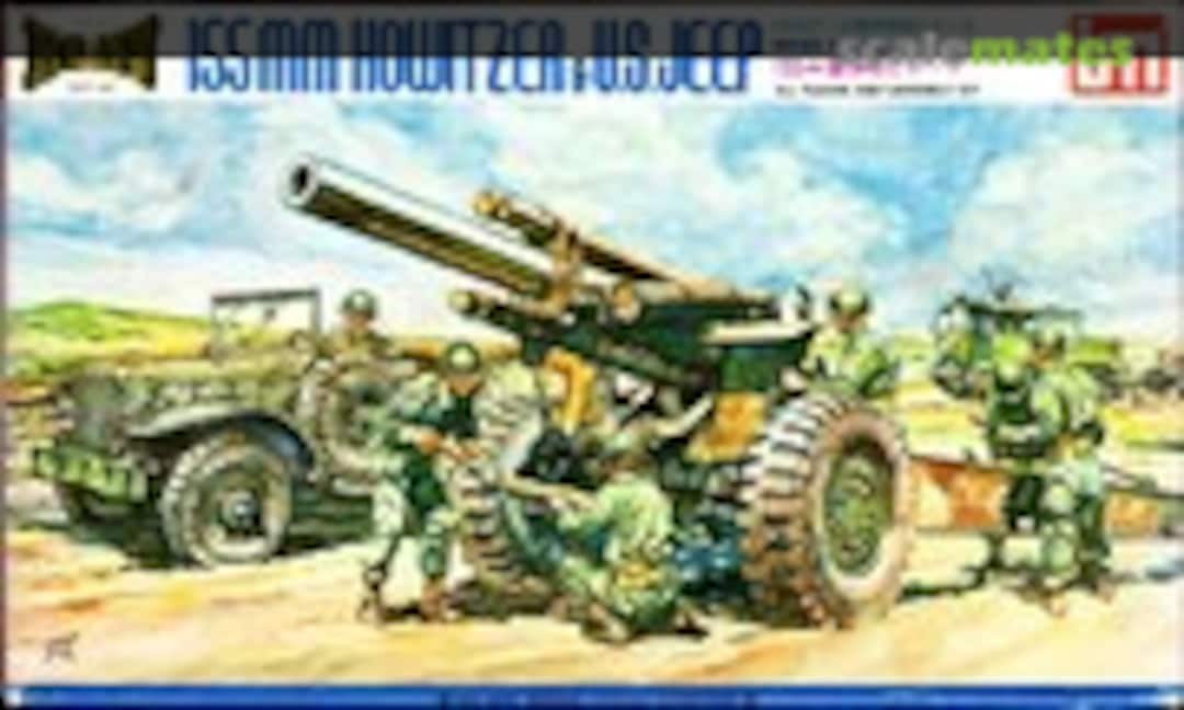 1:87 155mm Howitzer &amp; U.S.Jeep (Ikko 810)