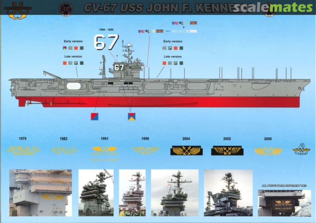 Boxart CV-67 USS John F. Kennedy D350-008 Boatswain Model Boxart CV-67 USS John F. Kennedy D350-008 Boatswain Model