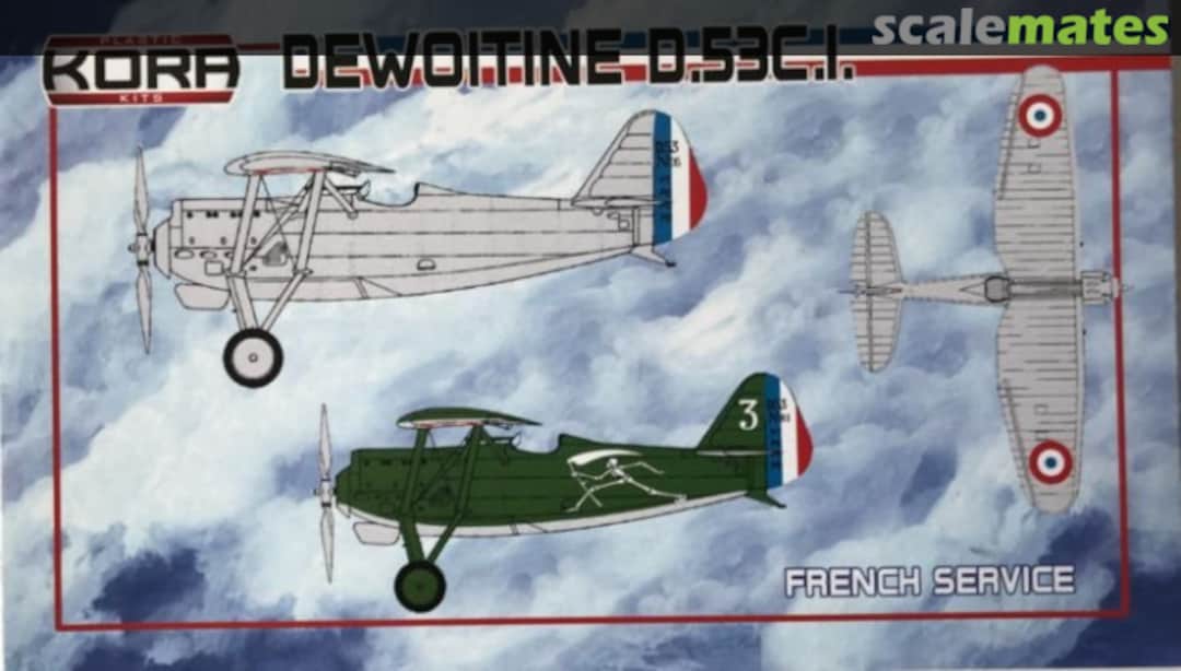 Boxart Dewoitine D.53C.I. KP72089 Kora Models Boxart Dewoitine D.53C.I. KP72089 Kora Models