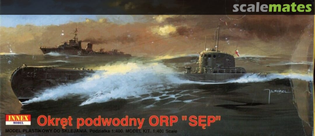 Boxart Okret podwodny ORP "SĘP" 1005 INNEX Model Boxart Okret podwodny ORP "SĘP" 1005 INNEX Model
