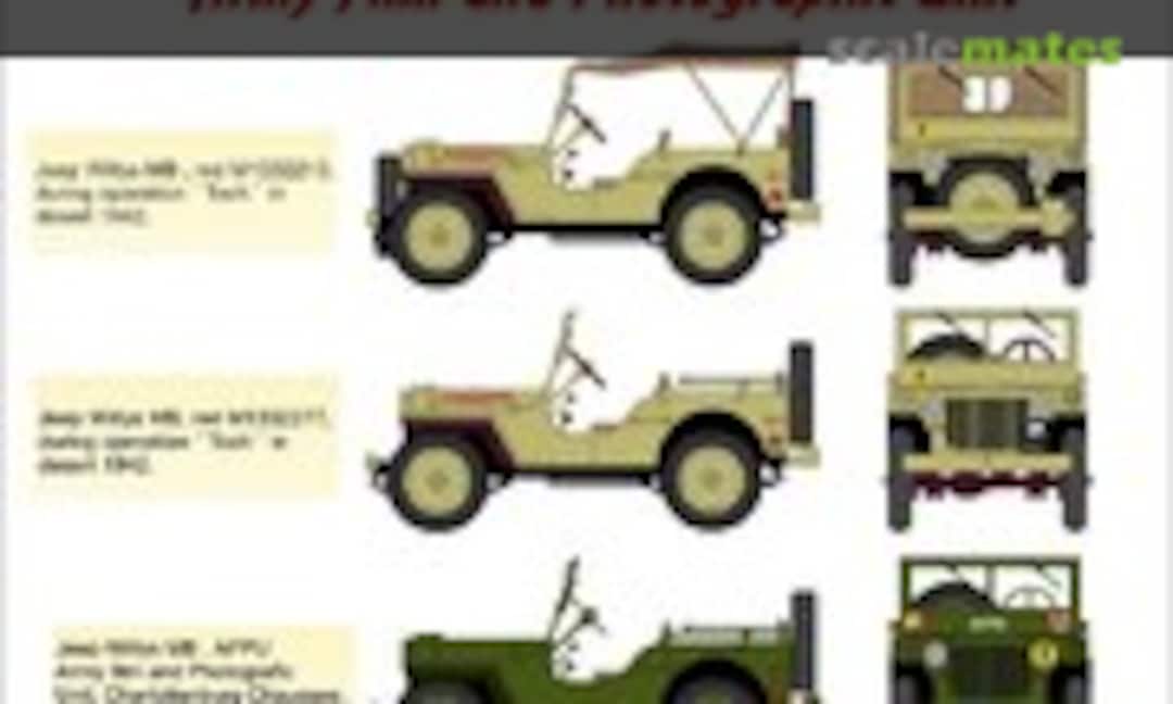 1:35 Willys Jeep MB/Ford GPW: AFPU Jeeps (H-Models Decals HMT35028) HMT35028