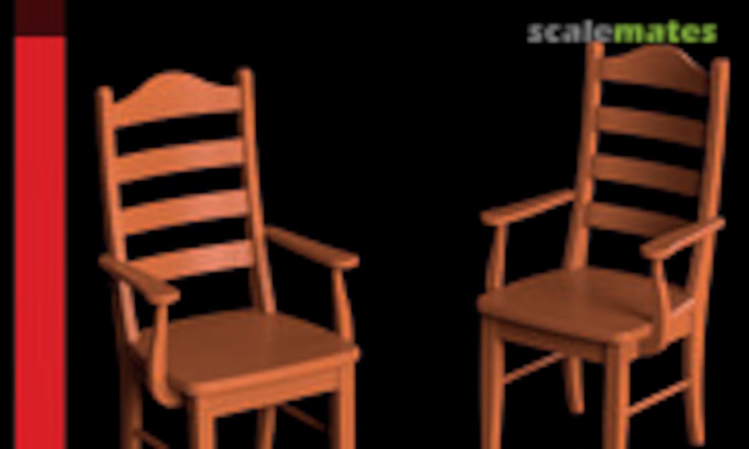 1:48 Kitchen Chairs / Küchenstühle (2pcs) (MAiM MAIM48025) MAIM48025