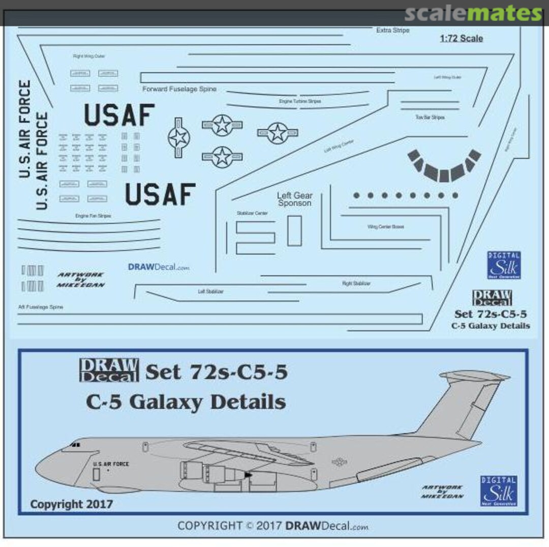 Boxart C-5 Galaxy Details 72s-C5-5 Draw Decal Boxart C-5 Galaxy Details 72s-C5-5 Draw Decal