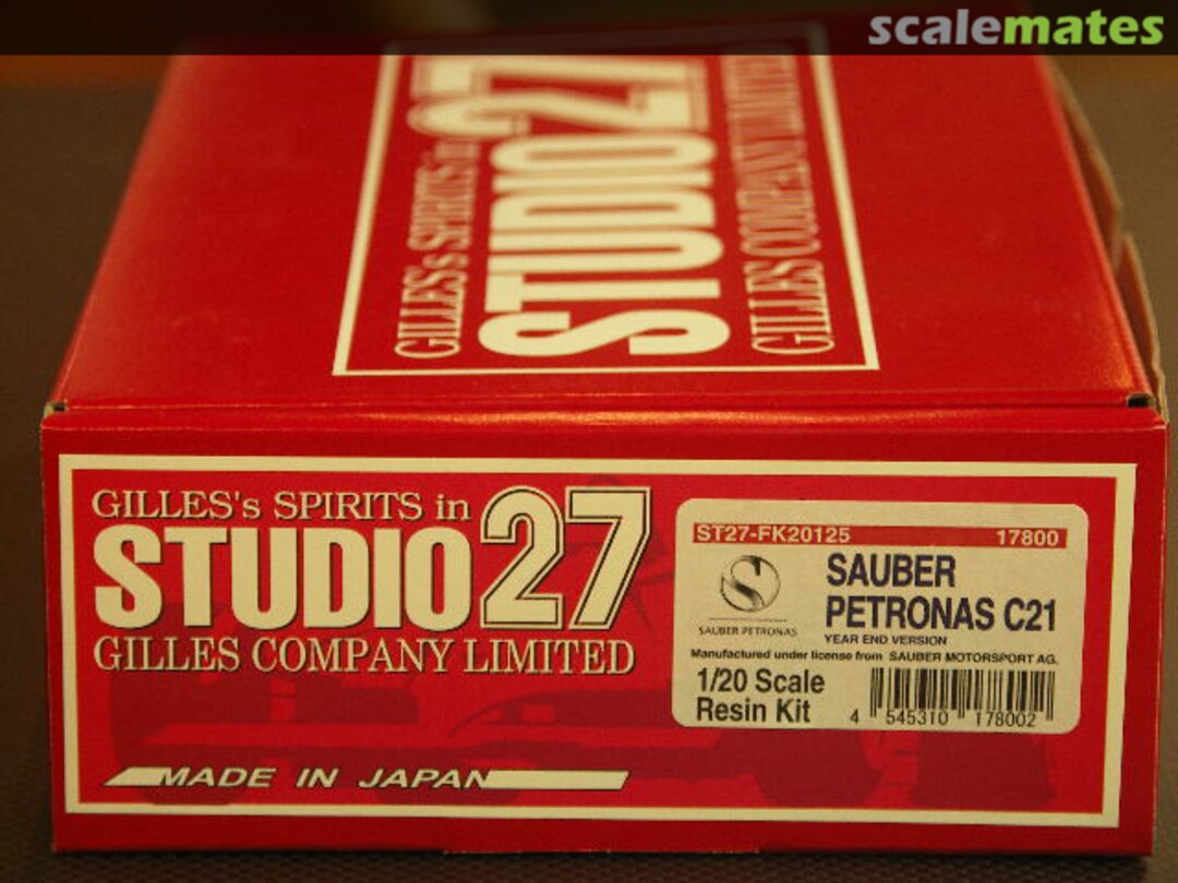 Boxart SAUBER PETRONAS C21 Year End Version 2002 ST27-FK20125 Studio27 Boxart SAUBER PETRONAS C21 Year End Version 2002 ST27-FK20125 Studio27