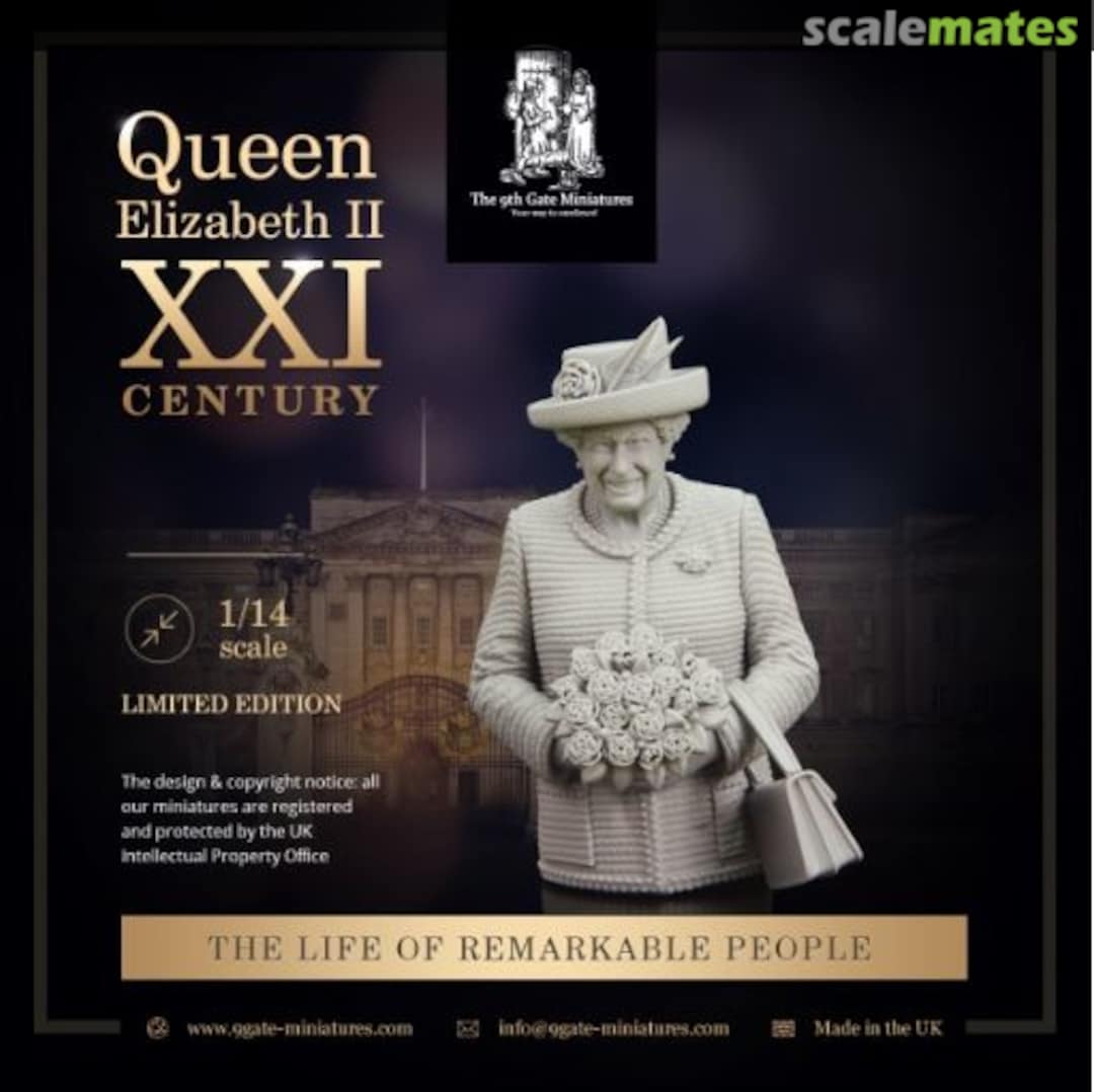 Boxart Queen Elizabeth II QEB3 The 9th Gate Miniatures Boxart Queen Elizabeth II QEB3 The 9th Gate Miniatures