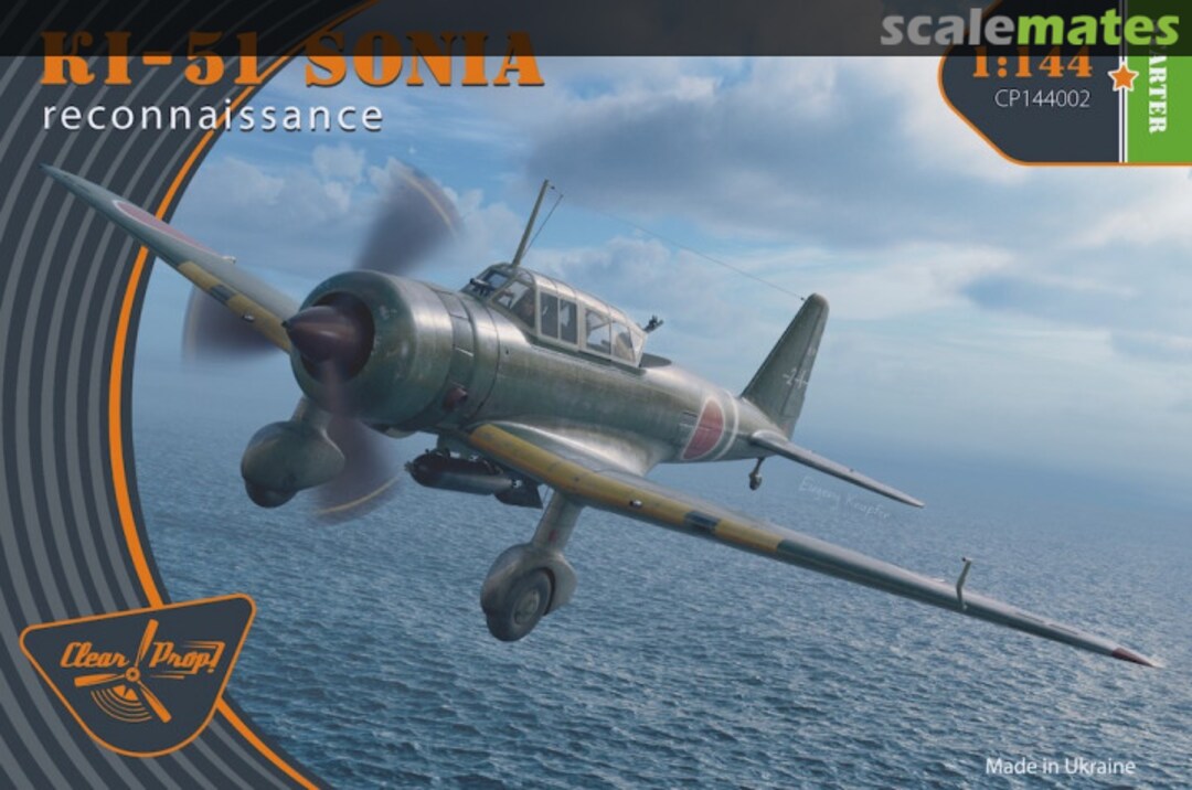 Boxart Ki-51 Sonia `Reconnaissance` CP144002 Clear Prop! Boxart Ki-51 Sonia `Reconnaissance` CP144002 Clear Prop!