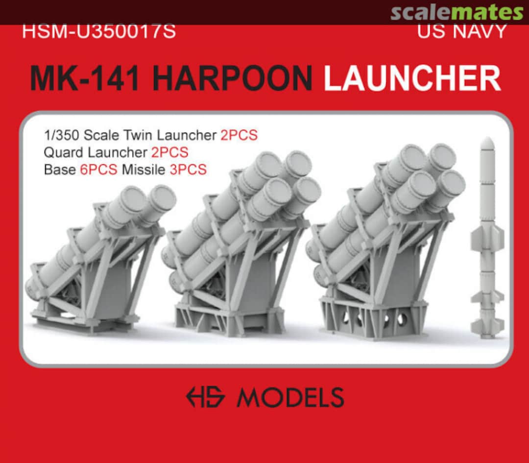 Boxart Mk.141 Harpoon Launcher HSM-U350017S HS Models Boxart Mk.141 Harpoon Launcher HSM-U350017S HS Models