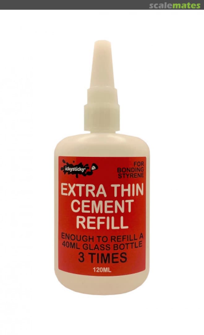 Boxart Extra Thin Cement Refill 120ml 13410 IckySticky