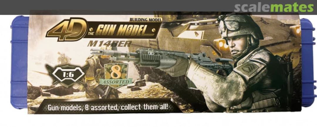 Boxart Mk.14 Enhanced Battle Rifle (EBR) 4D Puzzle Model Boxart Mk.14 Enhanced Battle Rifle (EBR) 4D Puzzle Model