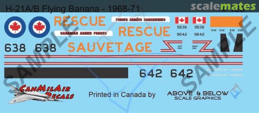 Boxart Piasecki H-21A/B Workhorse "Flying Banana" 135 Above & Below Graphics Boxart Piasecki H-21A/B Workhorse "Flying Banana" 135 Above & Below Graphics