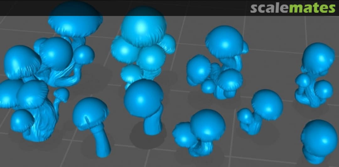 Boxart Roundcap Mushrooms (10 pieces) 99160128 EMP3d Boxart Roundcap Mushrooms (10 pieces) 99160128 EMP3d