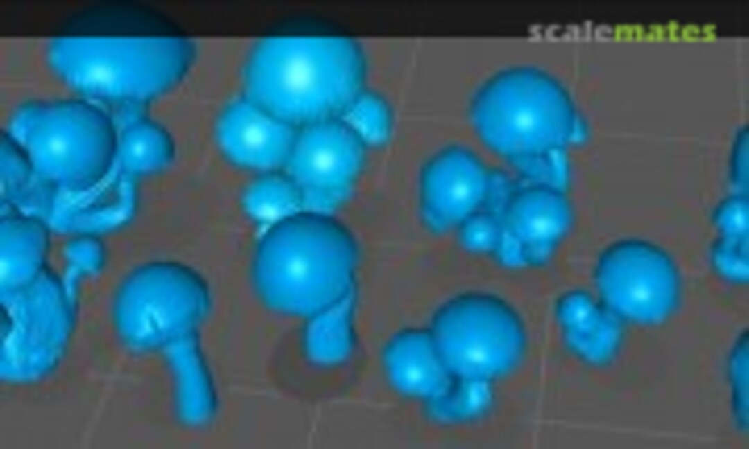 No Roundcap Mushrooms (10 pieces) (EMP3d 99160128) 99160128