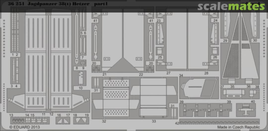 Boxart Jagdpanzer 38(t) Hetzer 36251 Eduard Boxart Jagdpanzer 38(t) Hetzer 36251 Eduard