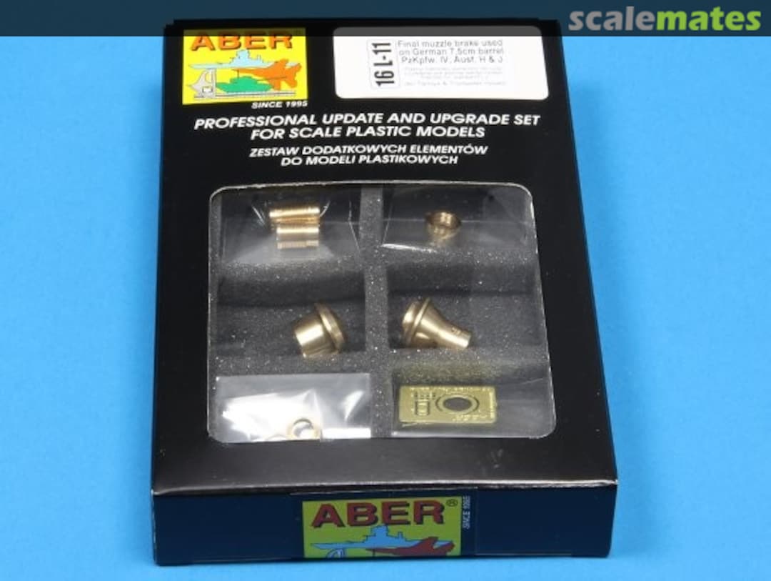 Boxart Final Muzzle Brake Used on German 7.5cm Barrel PzKpfw. IV, Ausf. H & J 16L11 Aber Boxart Final Muzzle Brake Used on German 7.5cm Barrel PzKpfw. IV, Ausf. H & J 16L11 Aber