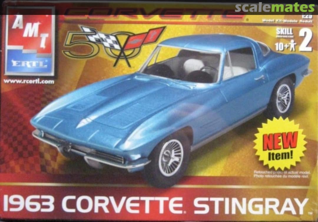 Boxart 1963 Corvette Stingray 31812 AMT/ERTL Boxart 1963 Corvette Stingray 31812 AMT/ERTL