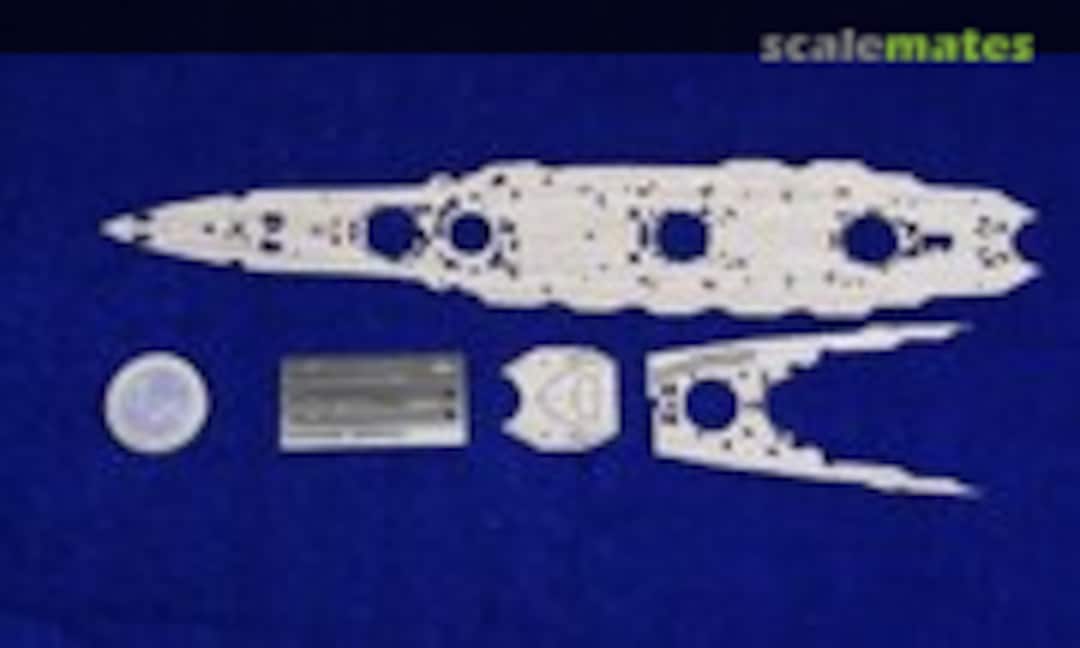 1:700 Fuso Wooden Deck for Aoshima kit (MK1 Design MD-70011) MD-70011