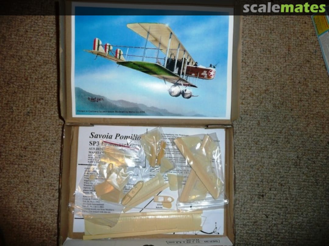 Boxart Savoia Pomilio SP3 AC-01-72 Model Art By Marco Boxart Savoia Pomilio SP3 AC-01-72 Model Art By Marco