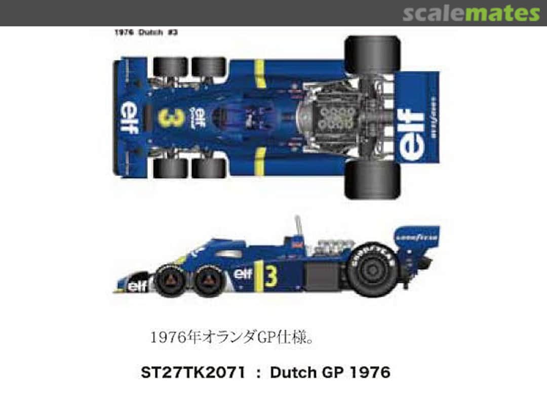 Boxart Tyrrell P34 Dutch GP 1976 ST27-TK2071 Studio27 Boxart Tyrrell P34 Dutch GP 1976 ST27-TK2071 Studio27