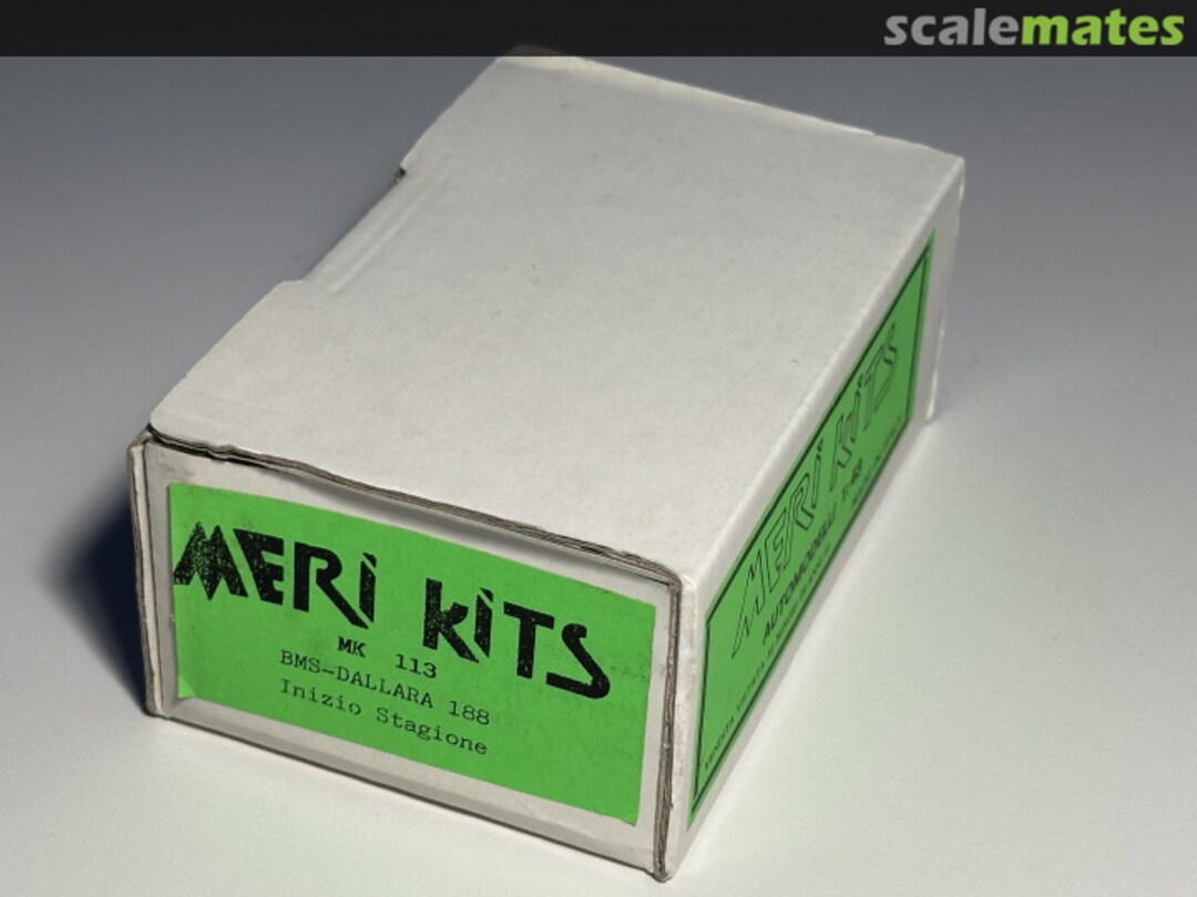 Boxart BMS Dallara-Ford 188 F1 MK113 Meri Kits Boxart BMS Dallara-Ford 188 F1 MK113 Meri Kits