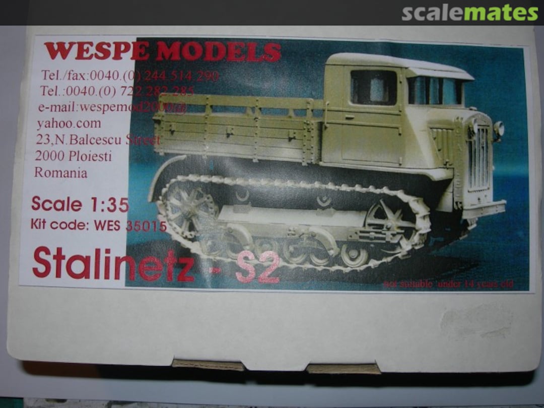 Boxart Stalinetz-S2 WES 35015 Wespe Models Boxart Stalinetz-S2 WES 35015 Wespe Models