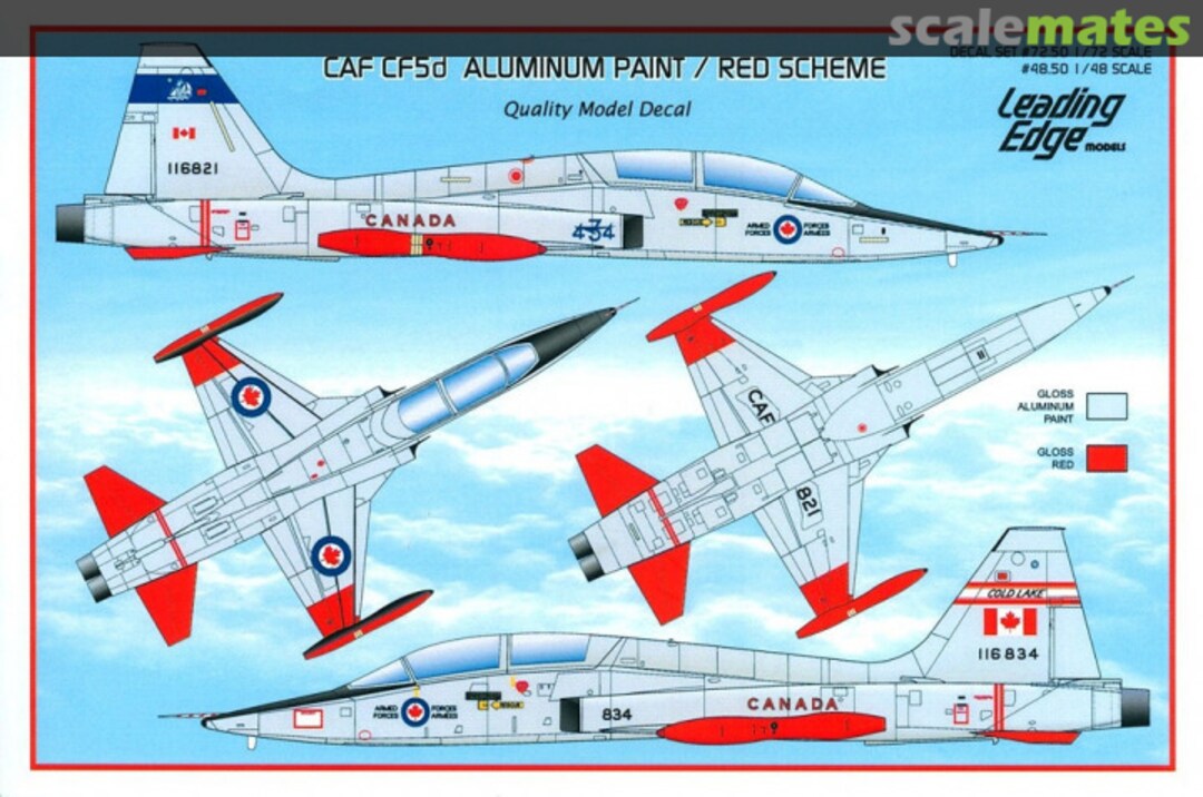 Boxart CAF CF5D Aluminium Paint / Red Scheme 48.50 Leading Edge Boxart CAF CF5D Aluminium Paint / Red Scheme 48.50 Leading Edge
