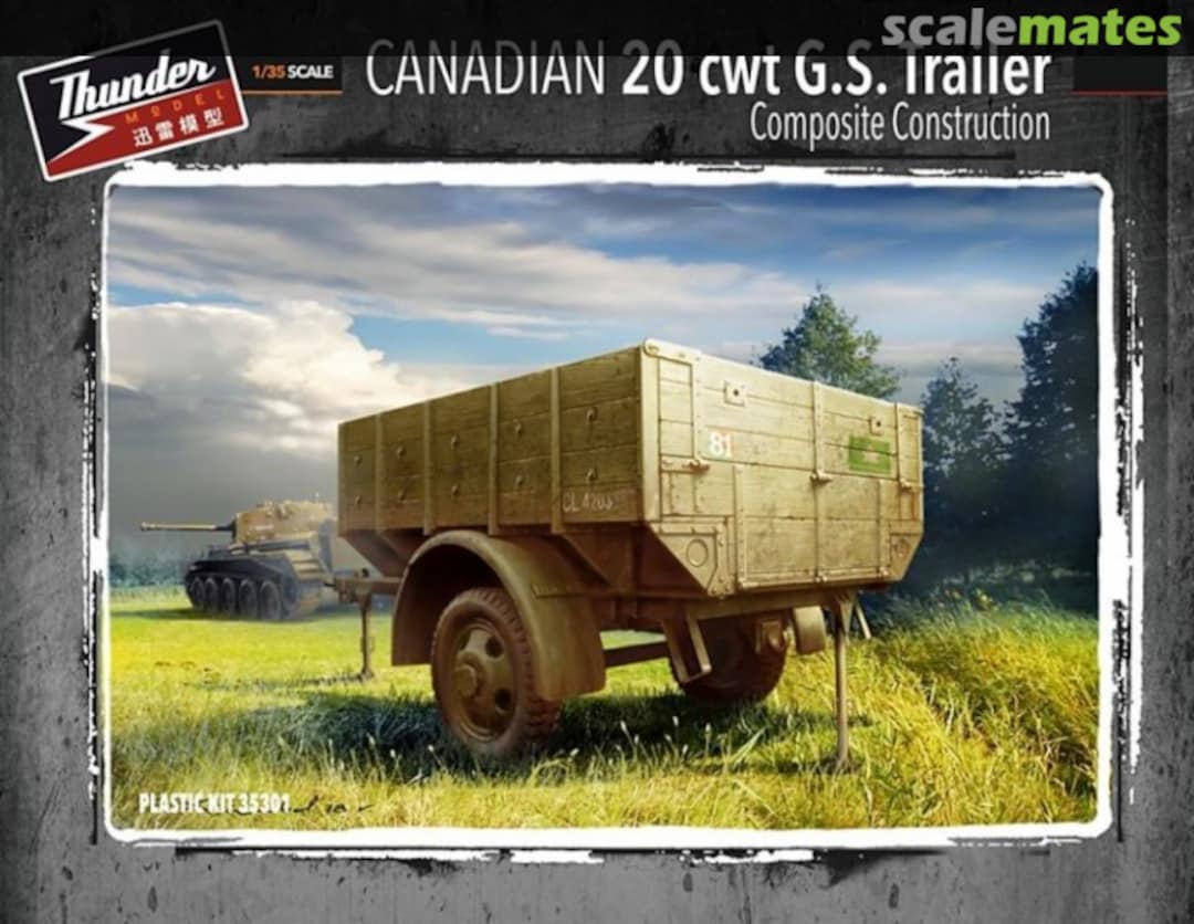 Boxart 20 cwt G.S. Trailer 35301 Thunder Model Boxart 20 cwt G.S. Trailer 35301 Thunder Model