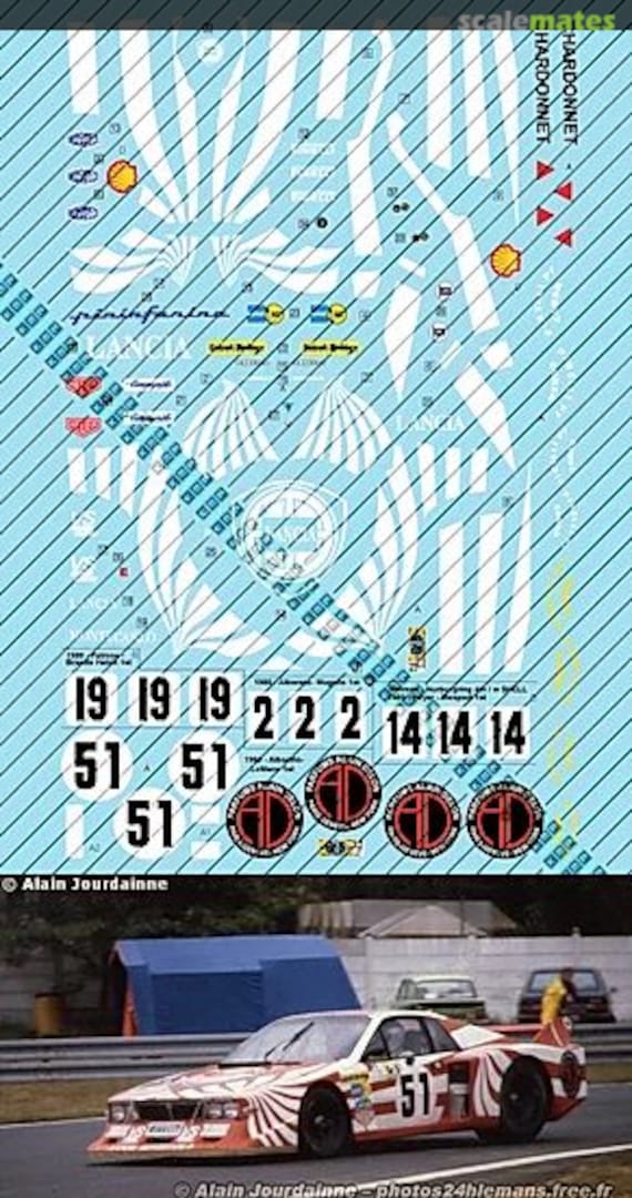 Boxart Lancia Beta Montecarlo 1980 LeMans Conversion TK24013 KMP Boxart Lancia Beta Montecarlo 1980 LeMans Conversion TK24013 KMP