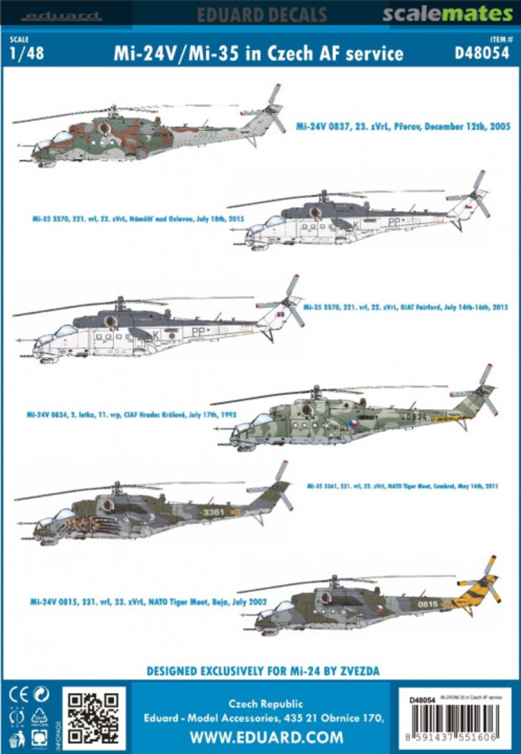 Boxart Mi-24V/ Mi-35 in Czech AF Service D48054 Eduard Boxart Mi-24V/ Mi-35 in Czech AF Service D48054 Eduard
