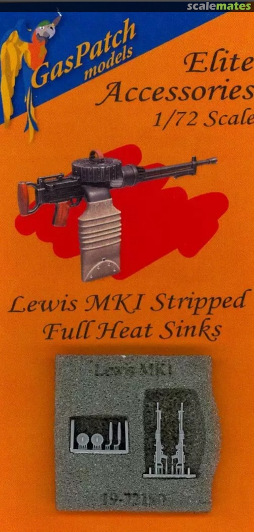 Boxart Lewis Gun Mk.I Stripped Full Heat Sinks 19-72180 GasPatch Models Boxart Lewis Gun Mk.I Stripped Full Heat Sinks 19-72180 GasPatch Models