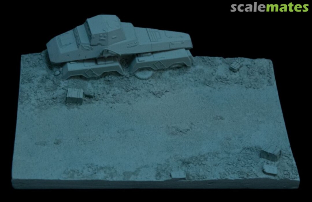 Boxart Wrecked Sd.Kfz 261 D001 White Stork Miniatures Boxart Wrecked Sd.Kfz 261 D001 White Stork Miniatures