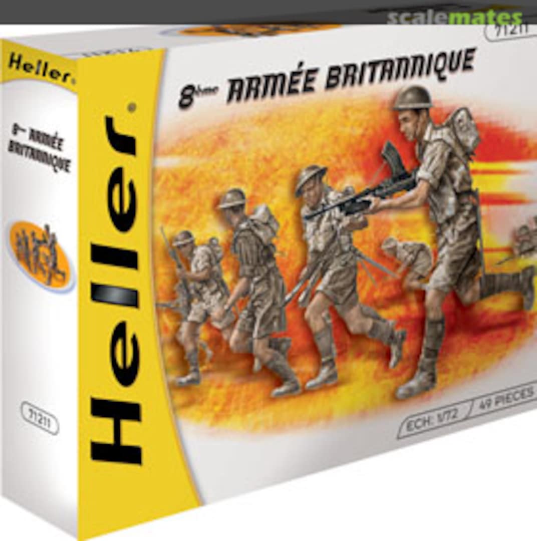 Boxart 8ème armée britannique 71211 Heller Boxart 8ème armée britannique 71211 Heller