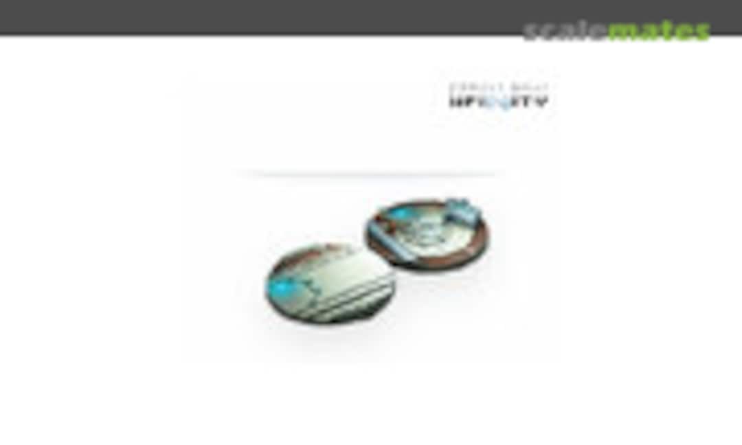 28mm Infinity - 55mm Scenery Bases Alpha Series (x2) (Corvus Belli 285073) 285073