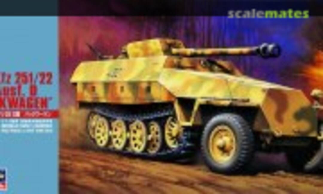 1:72 Sd.Kfz. 251/22 Ausf. D 'Pakwagen' (Hasegawa 31145)