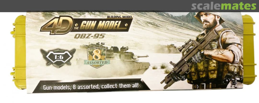 Boxart QBZ-95 with QLG-91 Grenade Launcher 4D Puzzle Model Boxart QBZ-95 with QLG-91 Grenade Launcher 4D Puzzle Model