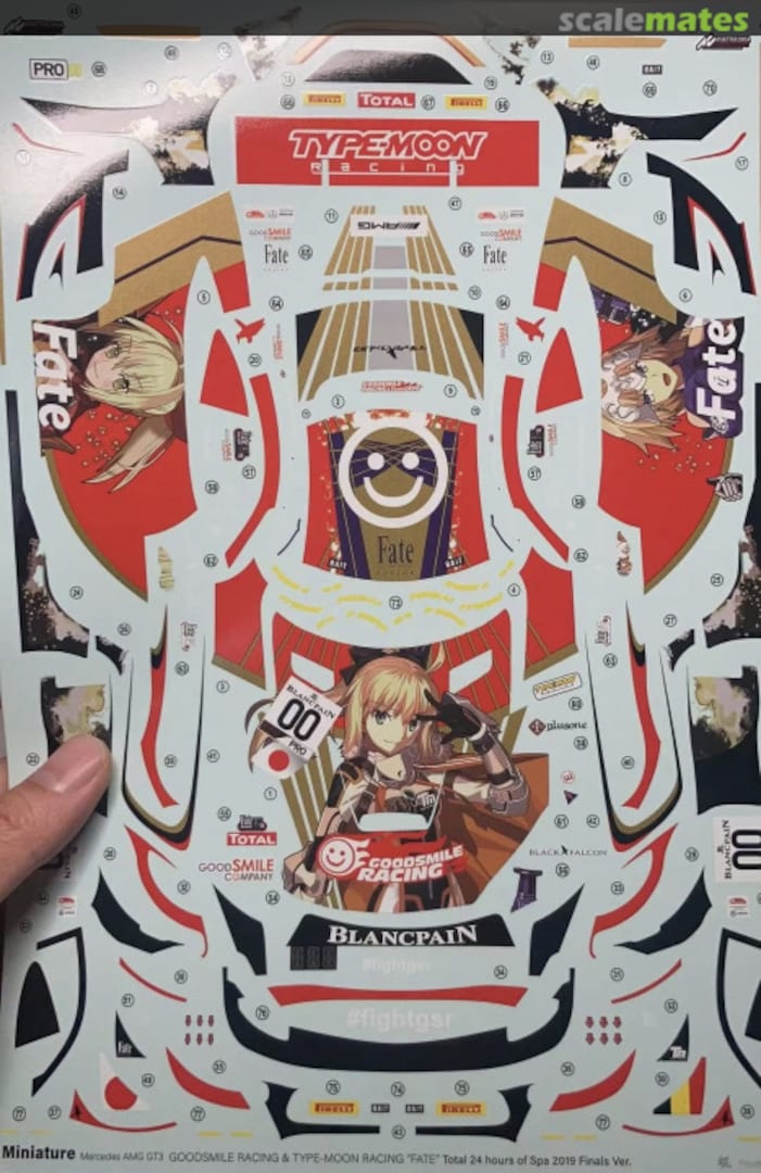 Boxart Mercedes AMG GT3 - Goodsmile Racing & Type-Moon Racing Finals version CS021 Miniature Boxart Mercedes AMG GT3 - Goodsmile Racing & Type-Moon Racing Finals version CS021 Miniature
