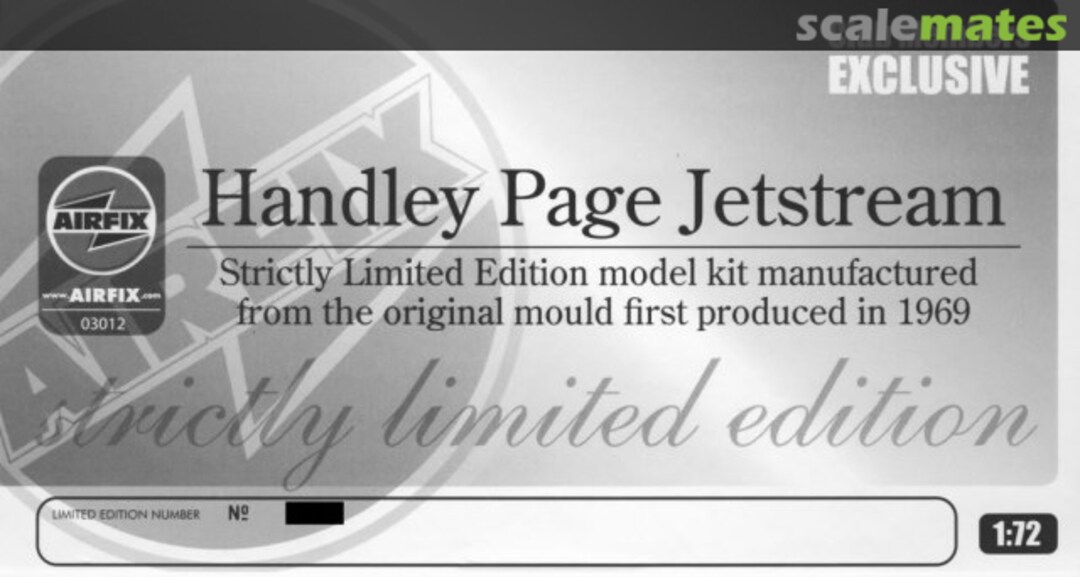 Boxart Handley Page Jetstream 03012 Airfix Boxart Handley Page Jetstream 03012 Airfix